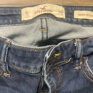 Hollister Women’s Dark Blue Skinny Jeans sz 5L